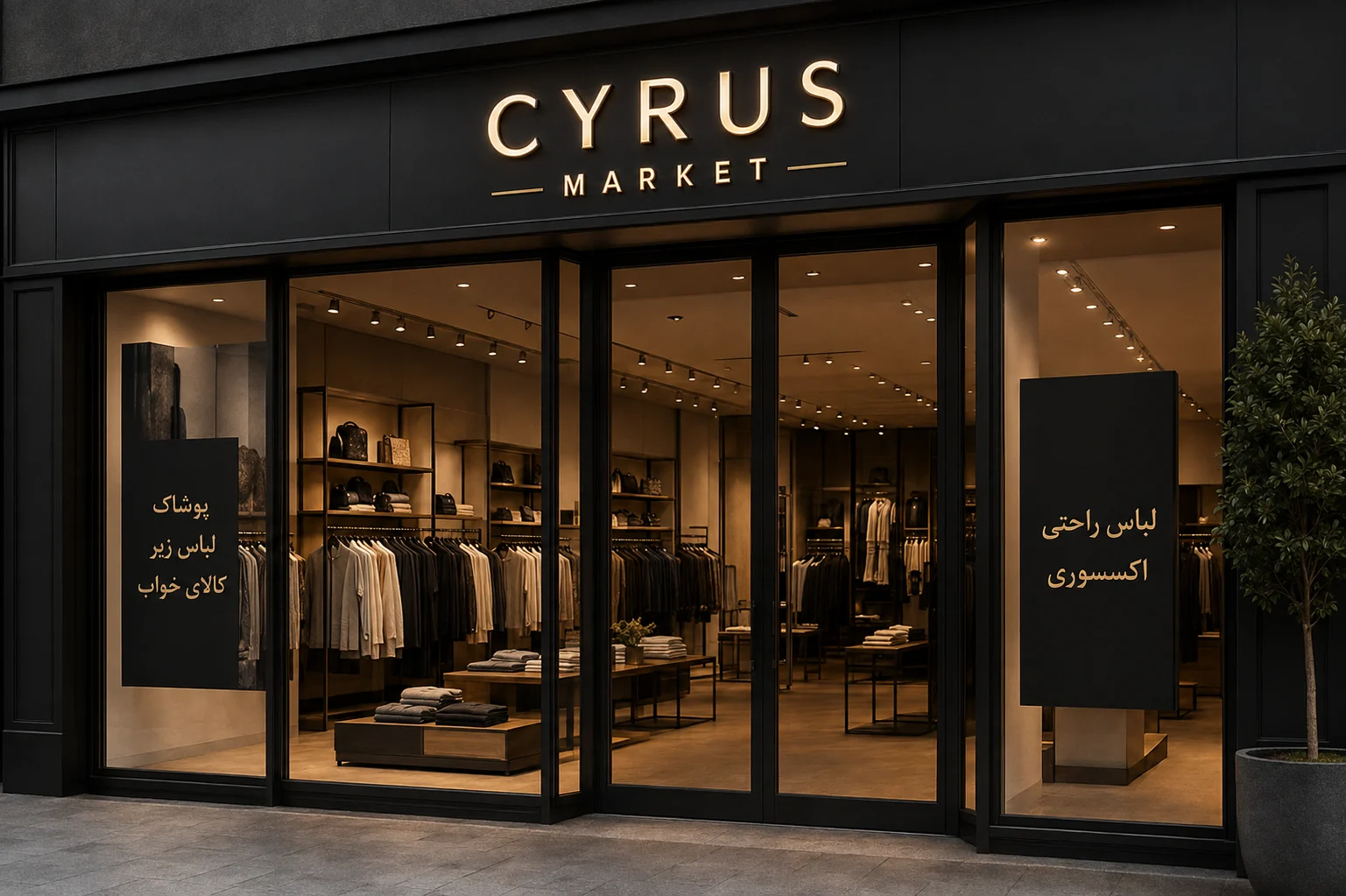 نمای فروشگاه سایرس مارکت